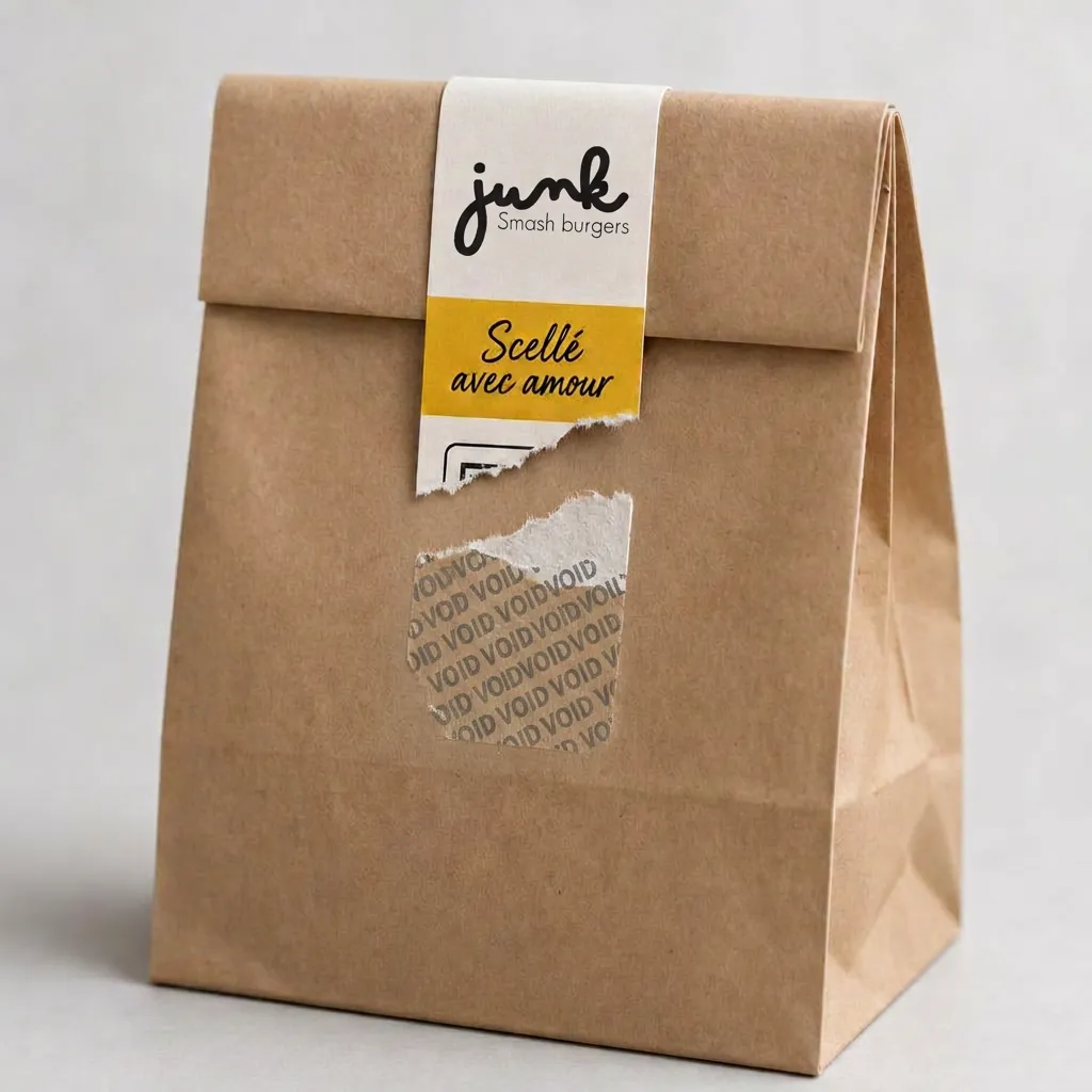 Sceau Void Stick avec motif de sécurité